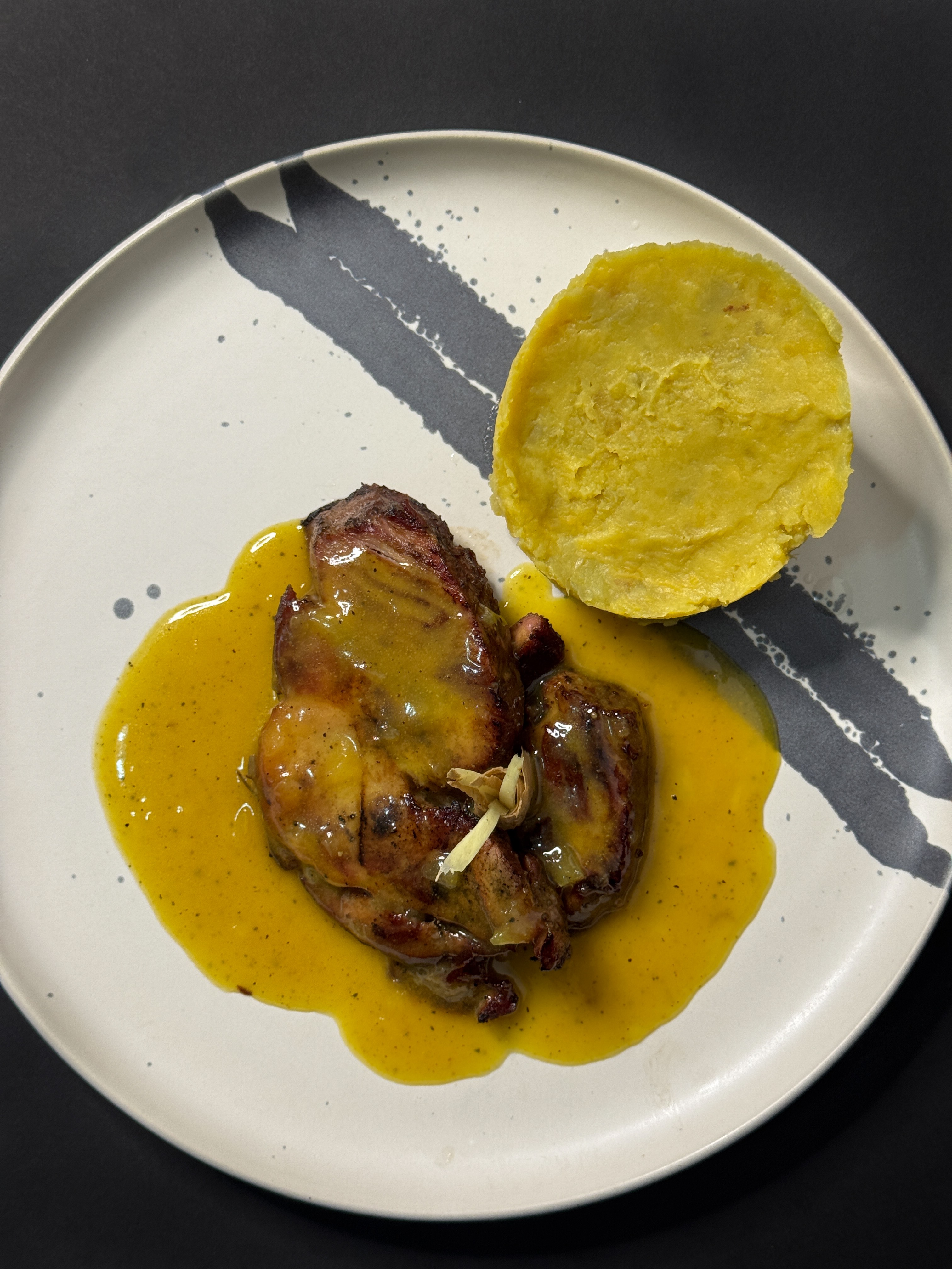 Bondiola con miel y mostaza