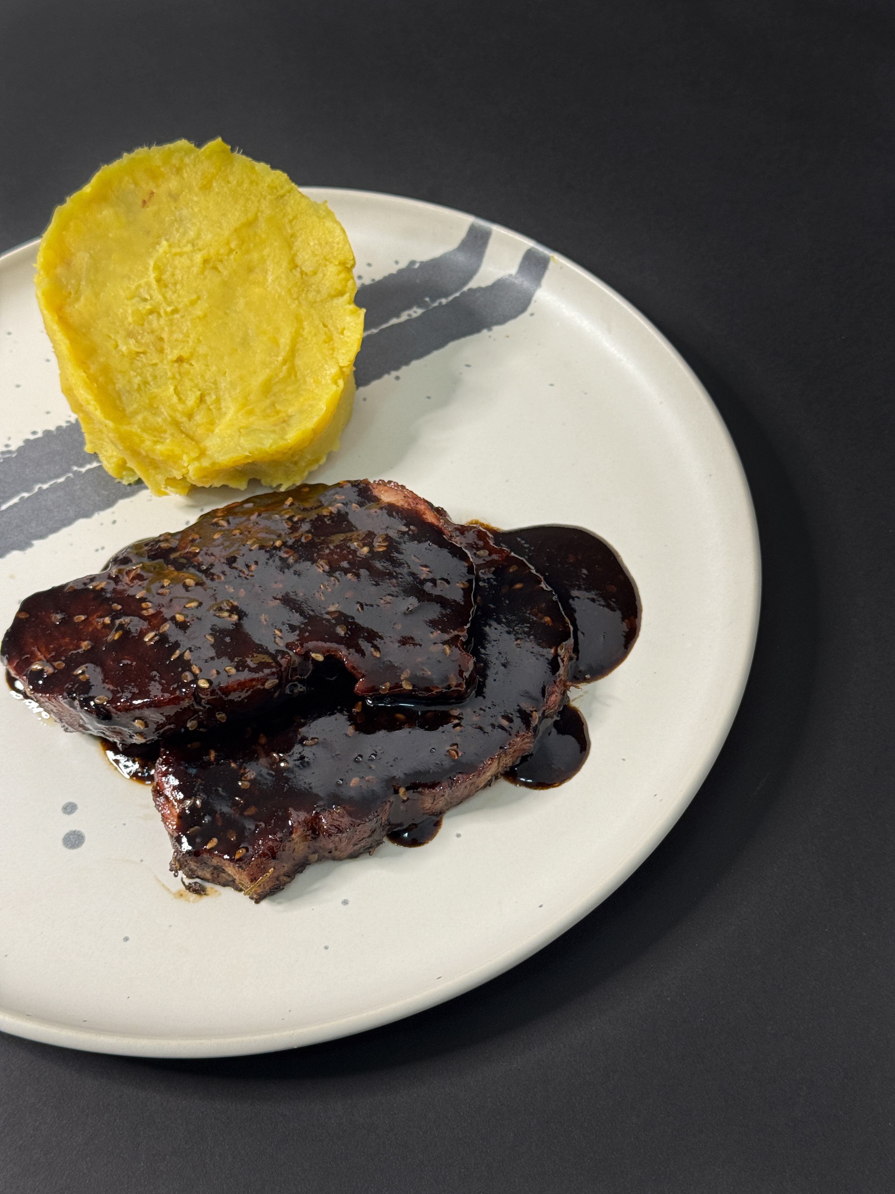 Bondiola en salsa teriyaki